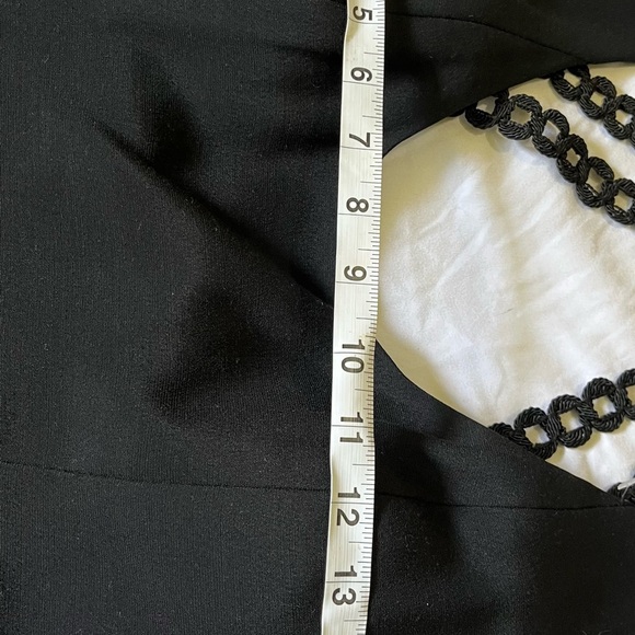 Nicole Miller Black Embellished Backless Bodycon Dress - Picture 8 of 9